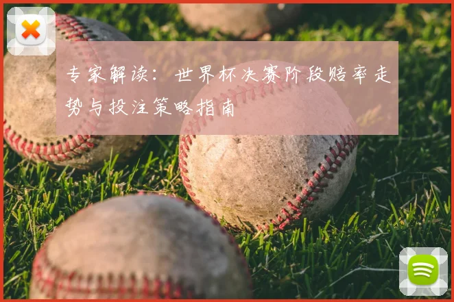 专家解读:世界杯决赛阶段赔率走势与投注策略指南